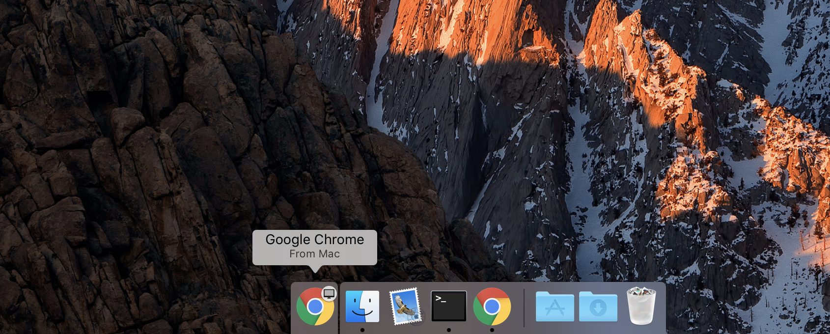 always on top for google chrome in mac os x